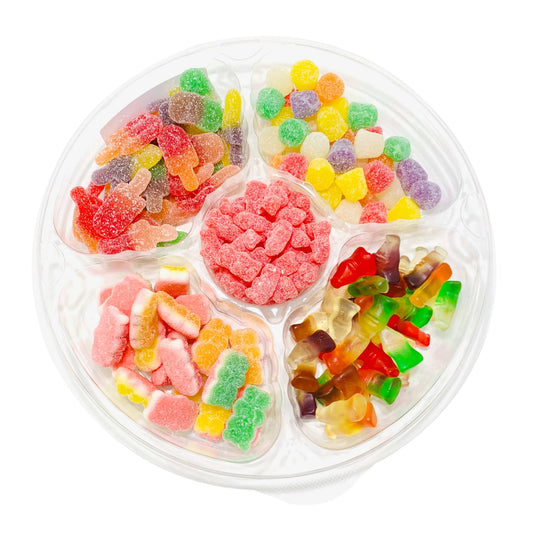 Gummy Trays and Snackle Boxes